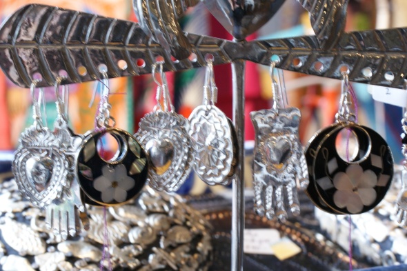 German silver earrings