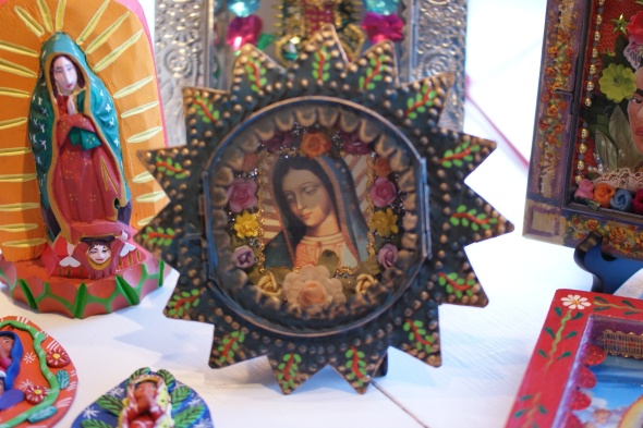 Mexican Virgin of Guadalupe nicho box