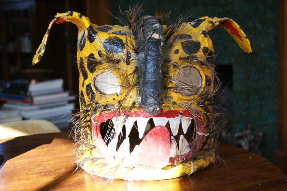Leather Tigre Mask from Mexico