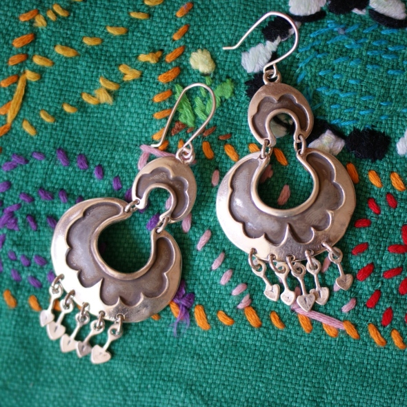 .925 Mexican Silver Earrings