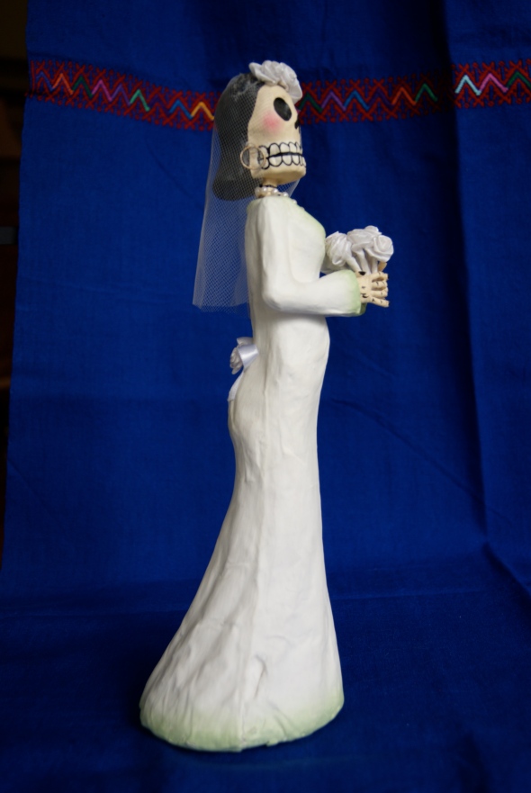 Folk Art Skeleton bride