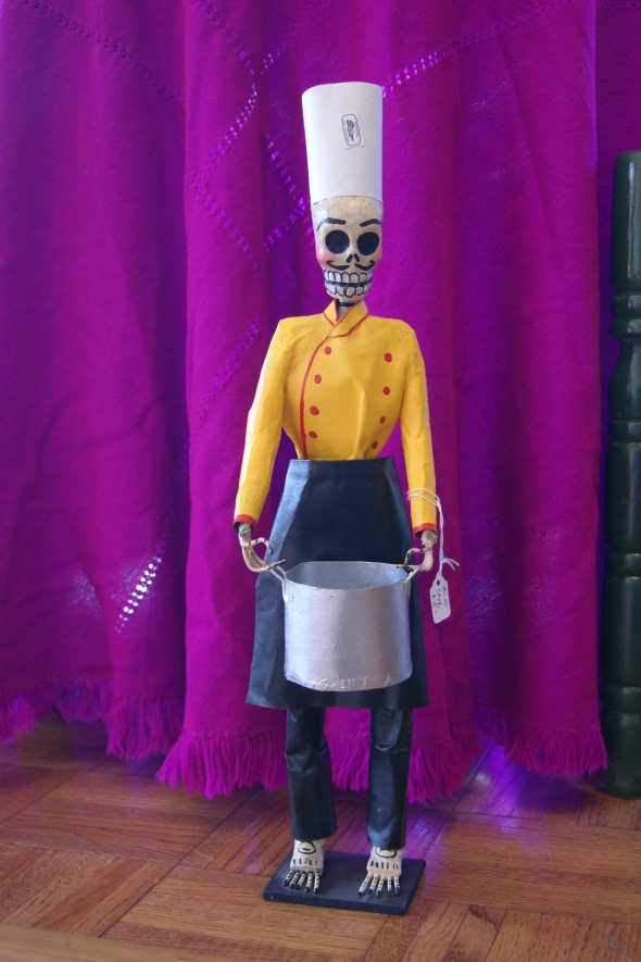Paper mache day of the dead figures