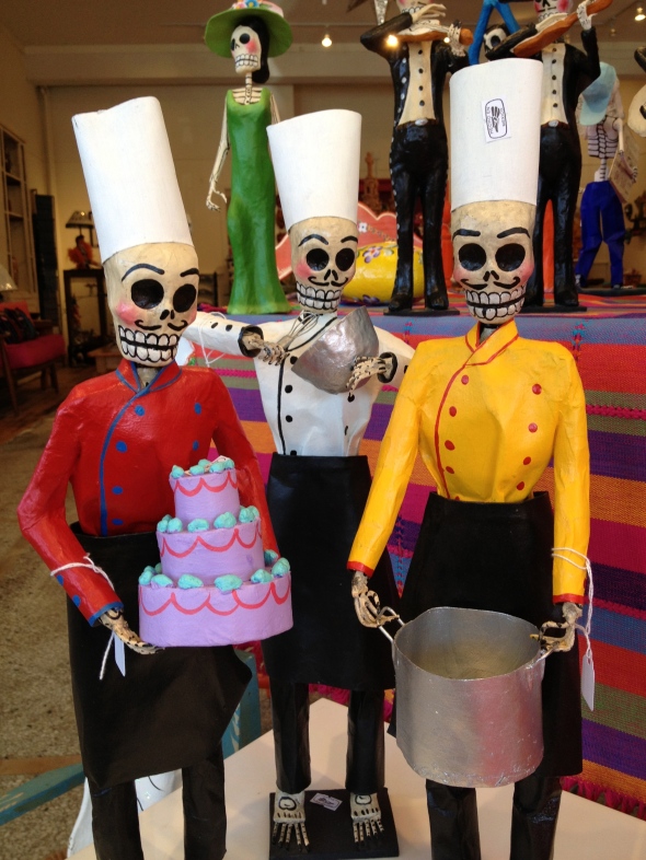 Paper Mache Chefs for Day of the Dead