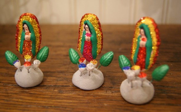 Mexican folk art Guadelupes
