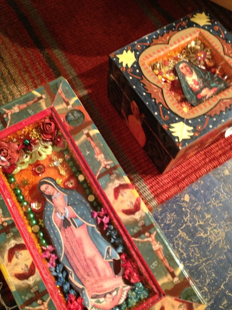Decorative Boxes with Virgin of Guadalupe