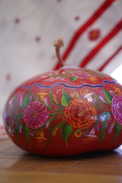 Red Lacquered Gourd, Guerrero, Mexico
