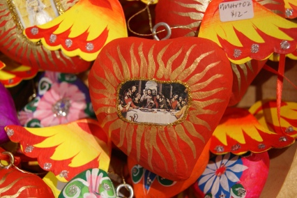 Mexican folk art, Paper Mache hearts