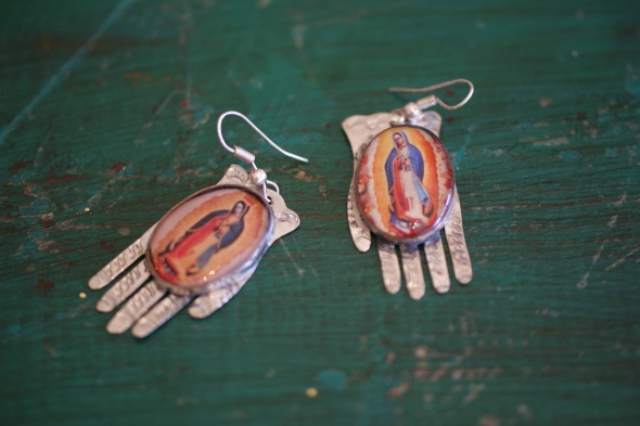 Guadalupe EArrings, Zinnia Folk Arts