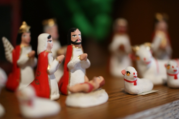 Mexican Nativity, Red